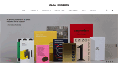 Desktop Screenshot of casabosques.net